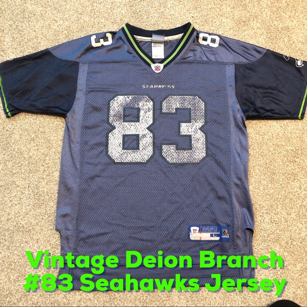 Vintage Reebok Seahawks Jersey #83 Branch Football - Picture 2 of 7